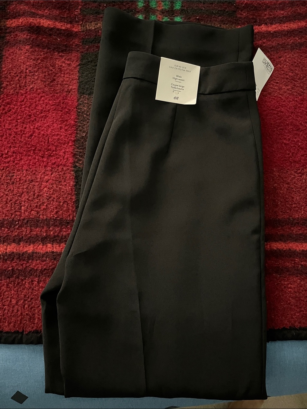 H&M Black Dress Pants - Wide Leg Fit